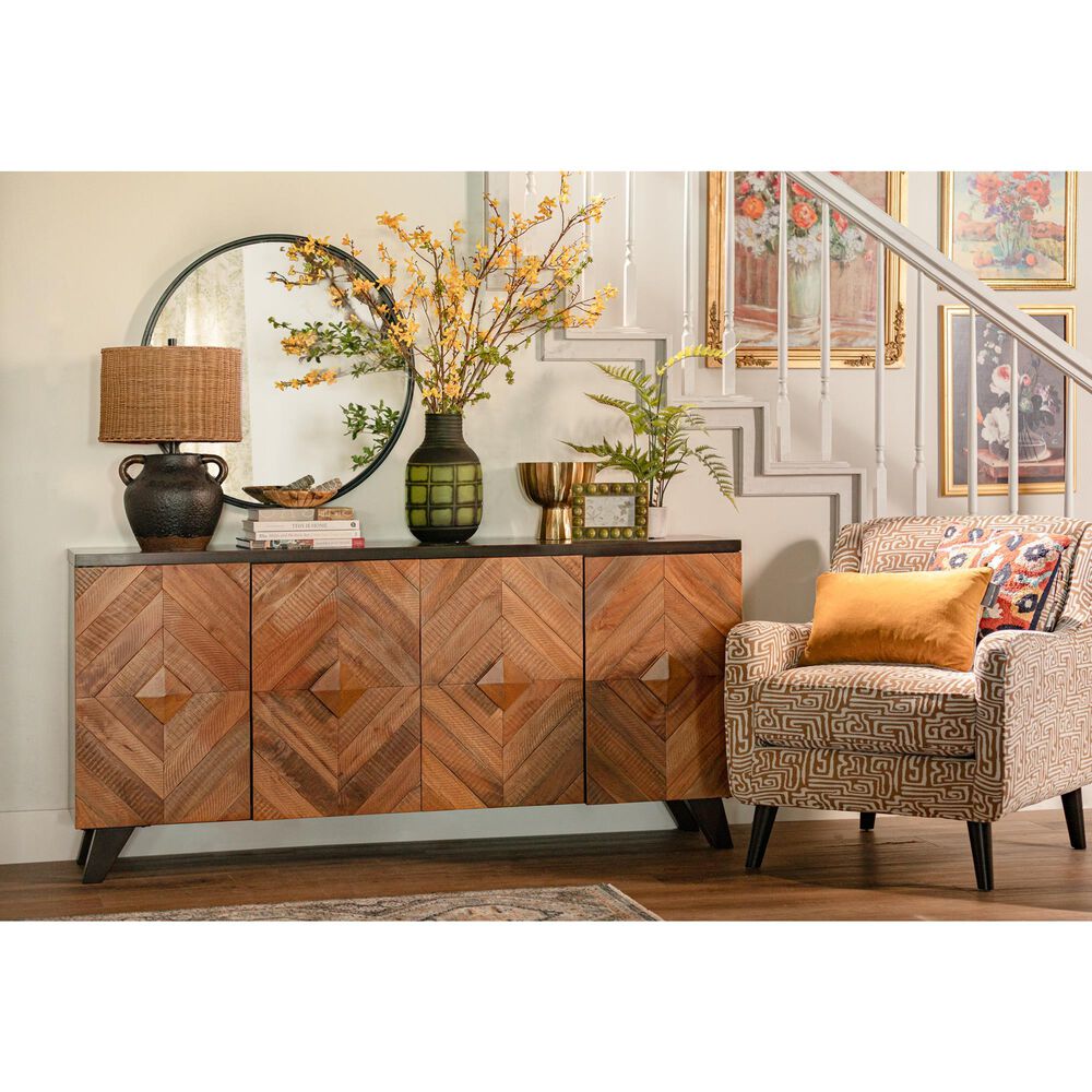 Ashley Robin Ridge Accent Cabinet in Two-tone Brown, , large