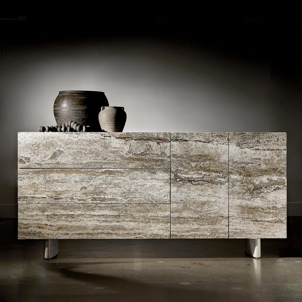 Bernhardt Sereno Buffet in Lutra and Silver, , large