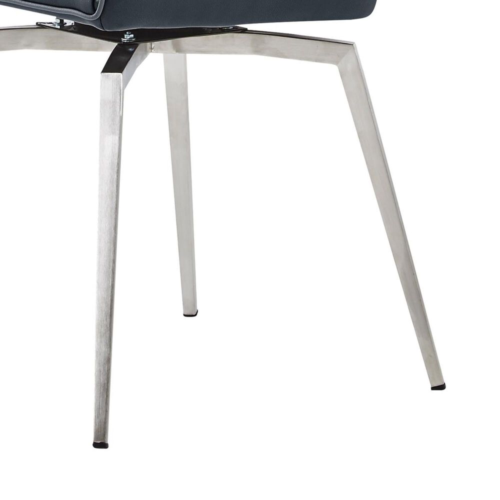 Global Furniture USA Swivel Dining Chair in Black, , large