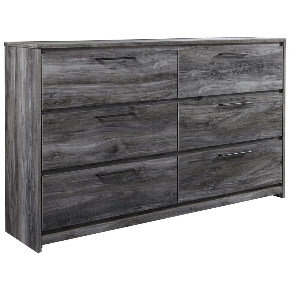 Signature Design by Ashley Baystorm 6 Drawer Dresser in Smoke Gray, , large