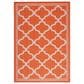 Safavieh Bermuda 3" x 5" Rust and Ivory Indoor/Outdoor Area Performance Rug, , large