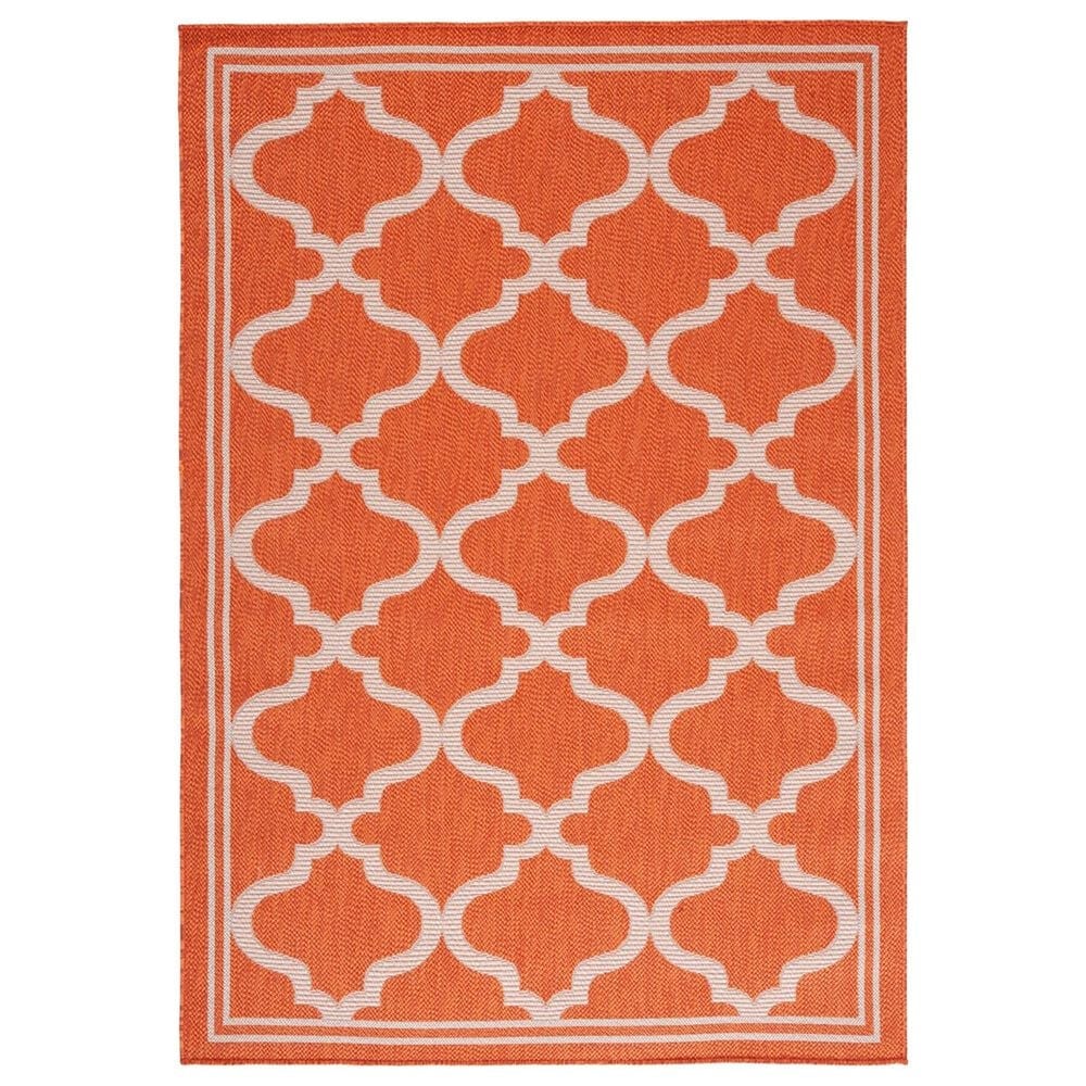 Safavieh Bermuda 3" x 5" Rust and Ivory Indoor/Outdoor Area Performance Rug, , large