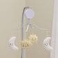 Lambs and Ivy Little Star Musical Baby Crib Mobile Soother Toy in Gray, Soft White and Creamy Yellow, , large