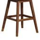 Blue River Amalie Swivel Barstool Stool with Taupe Boucle Cushion in Brown Oak, , large