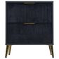 New Heritage Kailani 4-Piece King Bedroom Set in Black and Gold, , large