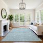 Dalyn Rug Company Soft Essentials Solid Sky 3" x 5" Indoor/Outdoor Area Rug, , large