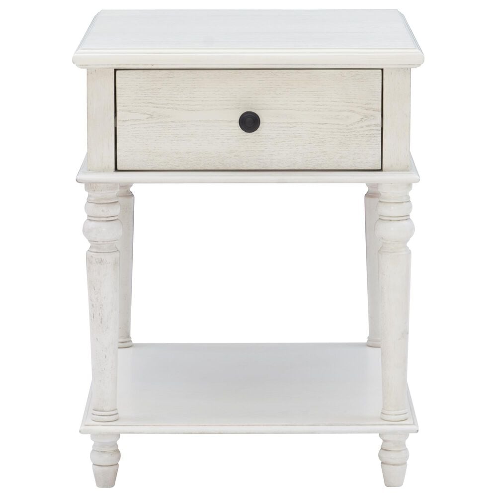 Linon Home Decor Mcghie Side Table in White, , large