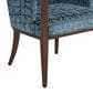 Lexington Furniture Rendezvous Lambeth Dining Arm Chair in Chester Finish and Blue Upholstery, , large