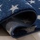 Safavieh Carousel Outer Space 8" x 10" Navy and Grey Kids Area Rug, , large