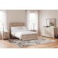 Ashley Senniberg 4-Piece Full Panel Bed Set in Light Brown and White, , large