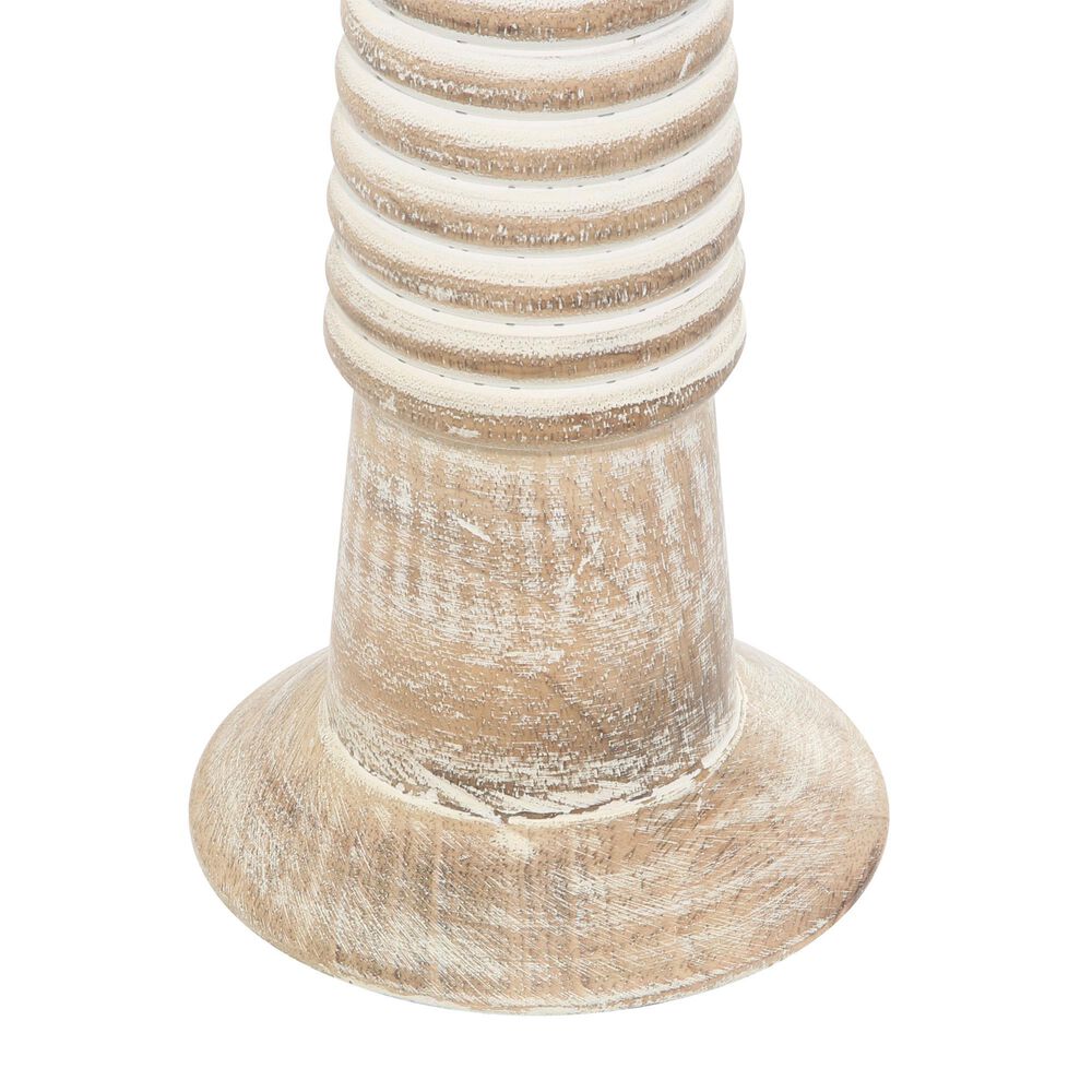Maple and Jade Candle Holder in White Washed and Natural &#40;Set of 3&#41;, , large