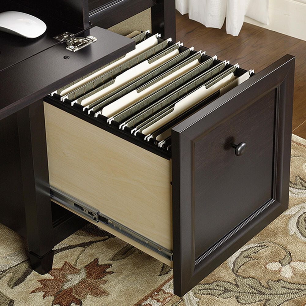 Sauder Executive Desk in Estate Black, , large