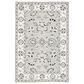 Safavieh Micro-Loop MLP384F 4" x 6" Gray and Ivory Area Rug, , large