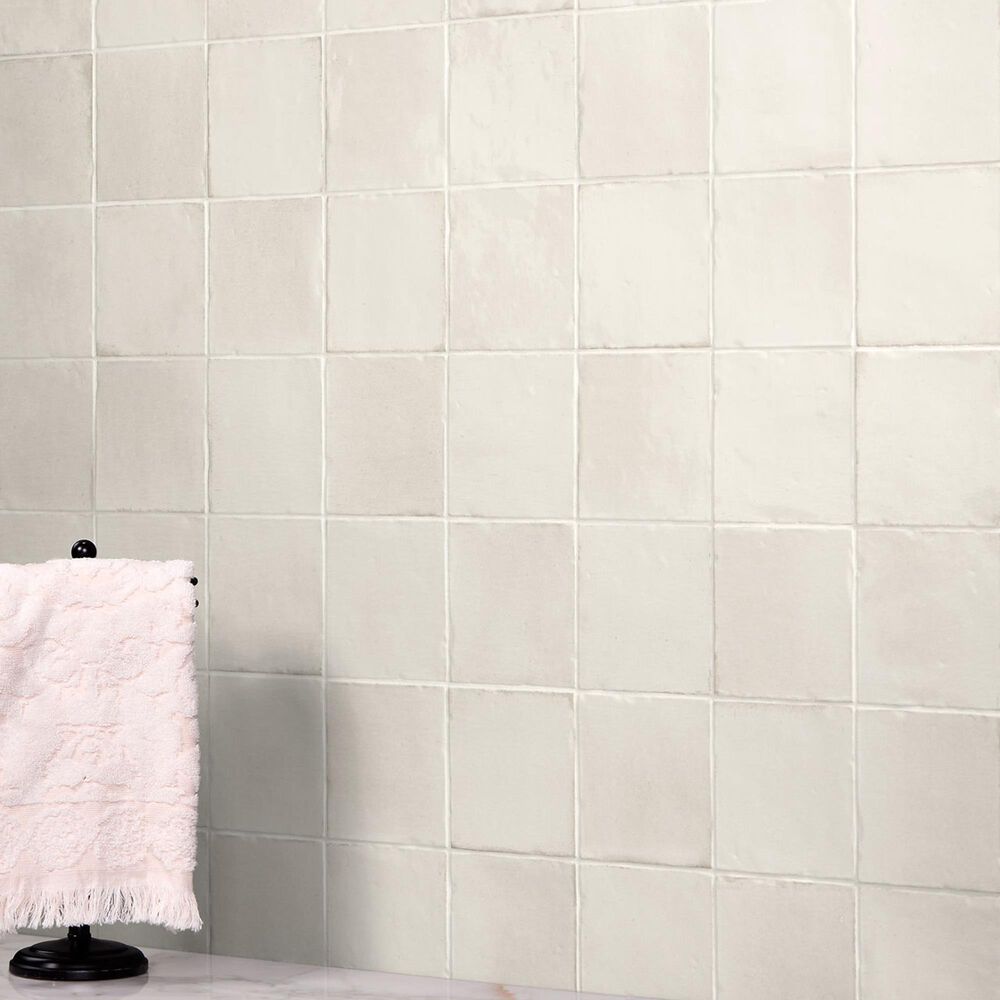 Dal-Tile Relicca Deckle 4" x 4" Square Handcrafted Ceramic Tile, , large
