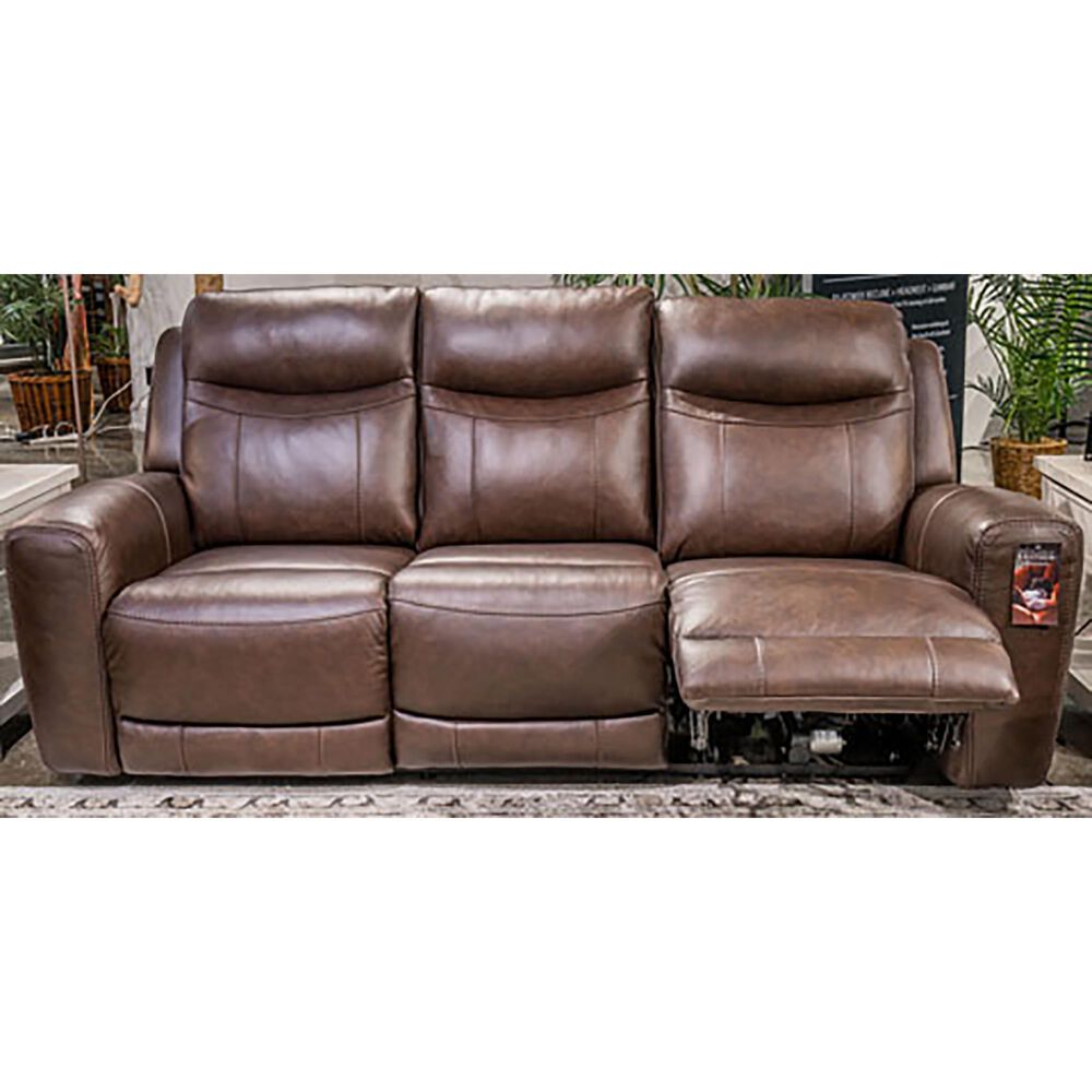 Ashley Gravier Power Reclining Sofa with Adjustable Headrest in Cordova, , large