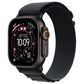Apple Watch Ultra 3 (GPS+Cellular) 49mm Titanium Case with Alpine Loop - Medium in Black and 2-Year AppleCare+, , large