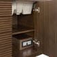 James Martin Vanities Myrrin 48" Vanity in Mid-Century Walnut with 3 cm Victorian Silver Quartz Top, , large
