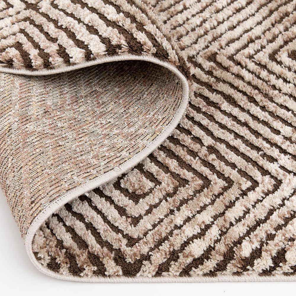 Central Oriental Stonington Lylah 5' x 7'6" Coconut and Oatmeal Area Rug, , large