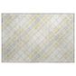 Dalyn Rug Company Soft Essentials Plaid Wheat 2"6" x 3"10" Indoor/Outdoor Area Rug, , large