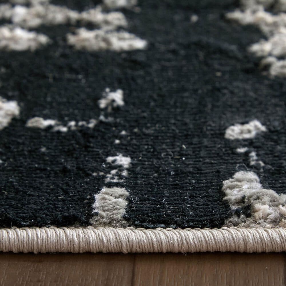 Feizy Rugs Micah 12&#39; x 18&#39; Black Area Rug, , large