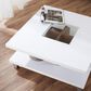 Furniture of America Humphrey Storage Coffee table in White, , large