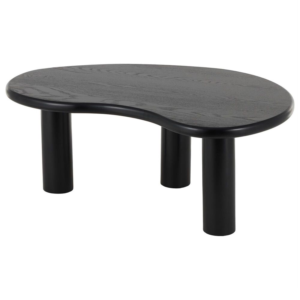 37B Wood Heart Coffee Table in Black, , large