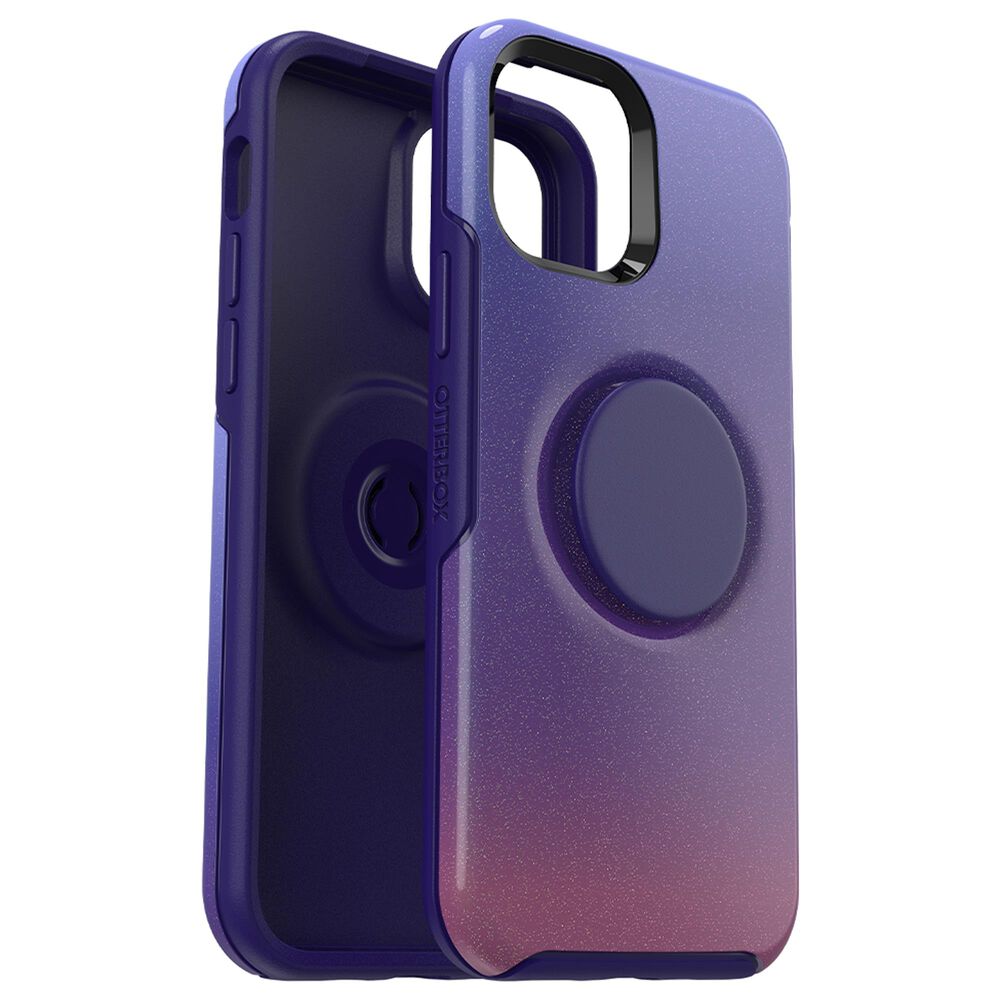 Otterbox Otter + Pop Symmetry Case With Popgrip For Apple iPhone 12 / 12 Pro in Violet Dusk, , large