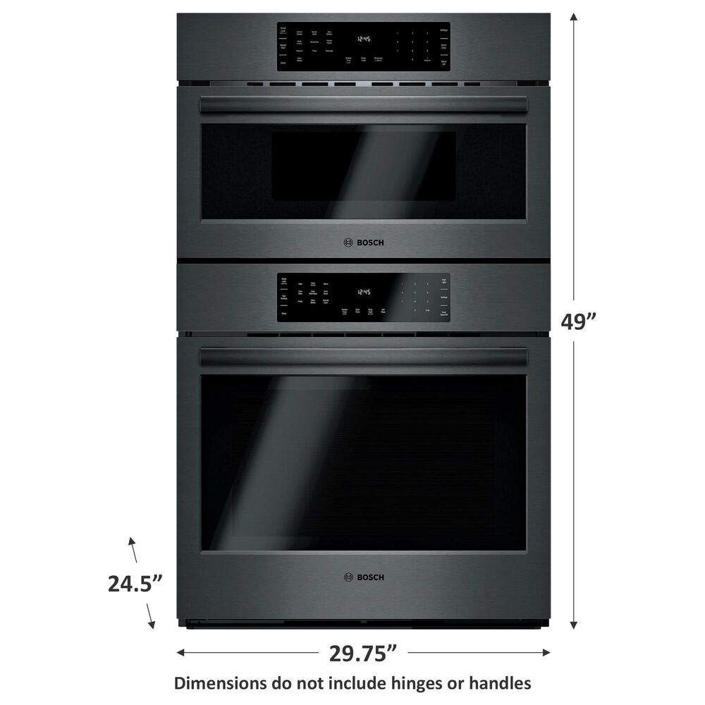Bosch 30&#39;&#39; Combination Oven in Black Stainless Steel, , large