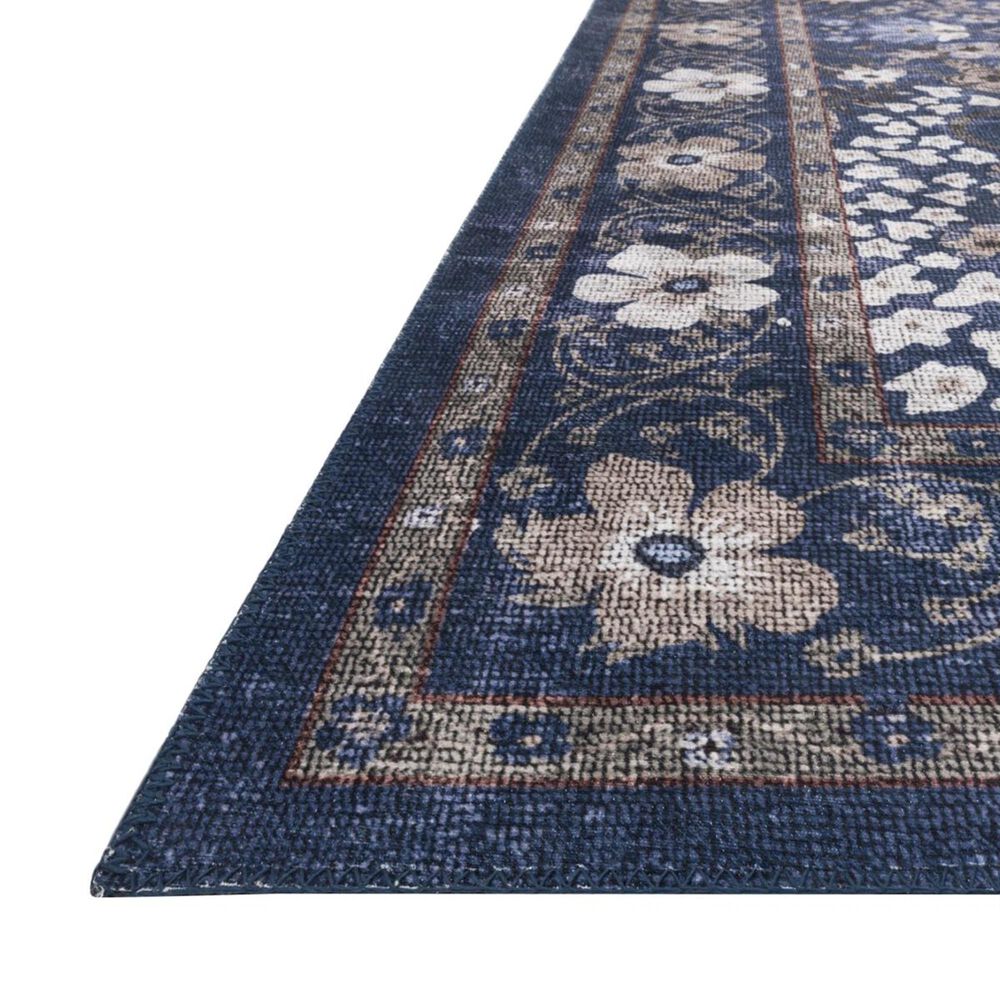 Rifle Paper Co. Palais PAL-02 7&#39;6&quot; x 9&#39;6&quot; Navy Area Rug, , large