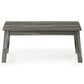 HOMLUX 1-Tier Rectangular Coffee Table in French Oak, , large