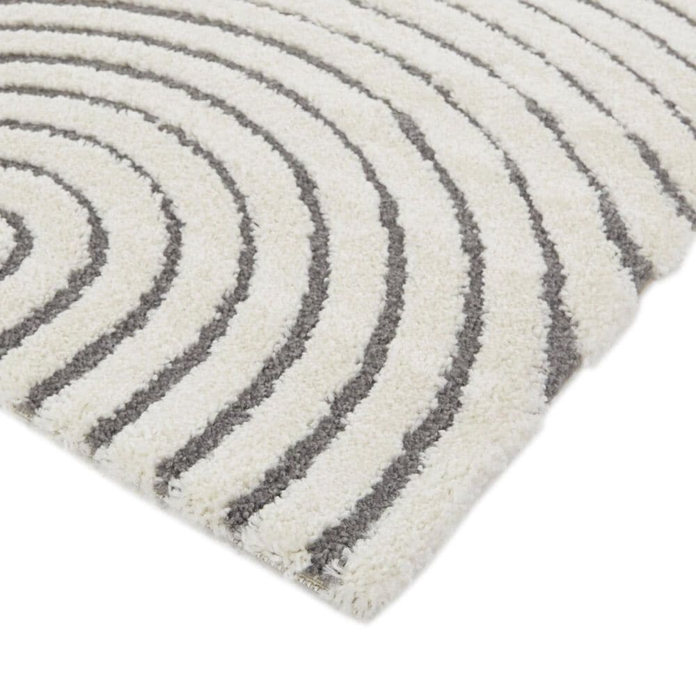 Balta Rugs Caserio 6&#39;7&quot; x 9&#39; Cream and Grey Area Rug, , large