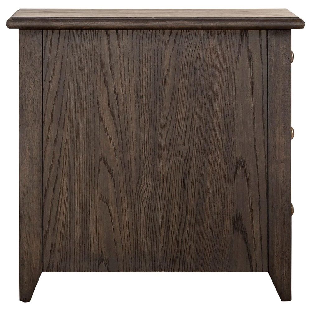 Belle Furnishings Mill Creek 3-Drawer Chair Side Table in Peppercorn, , large