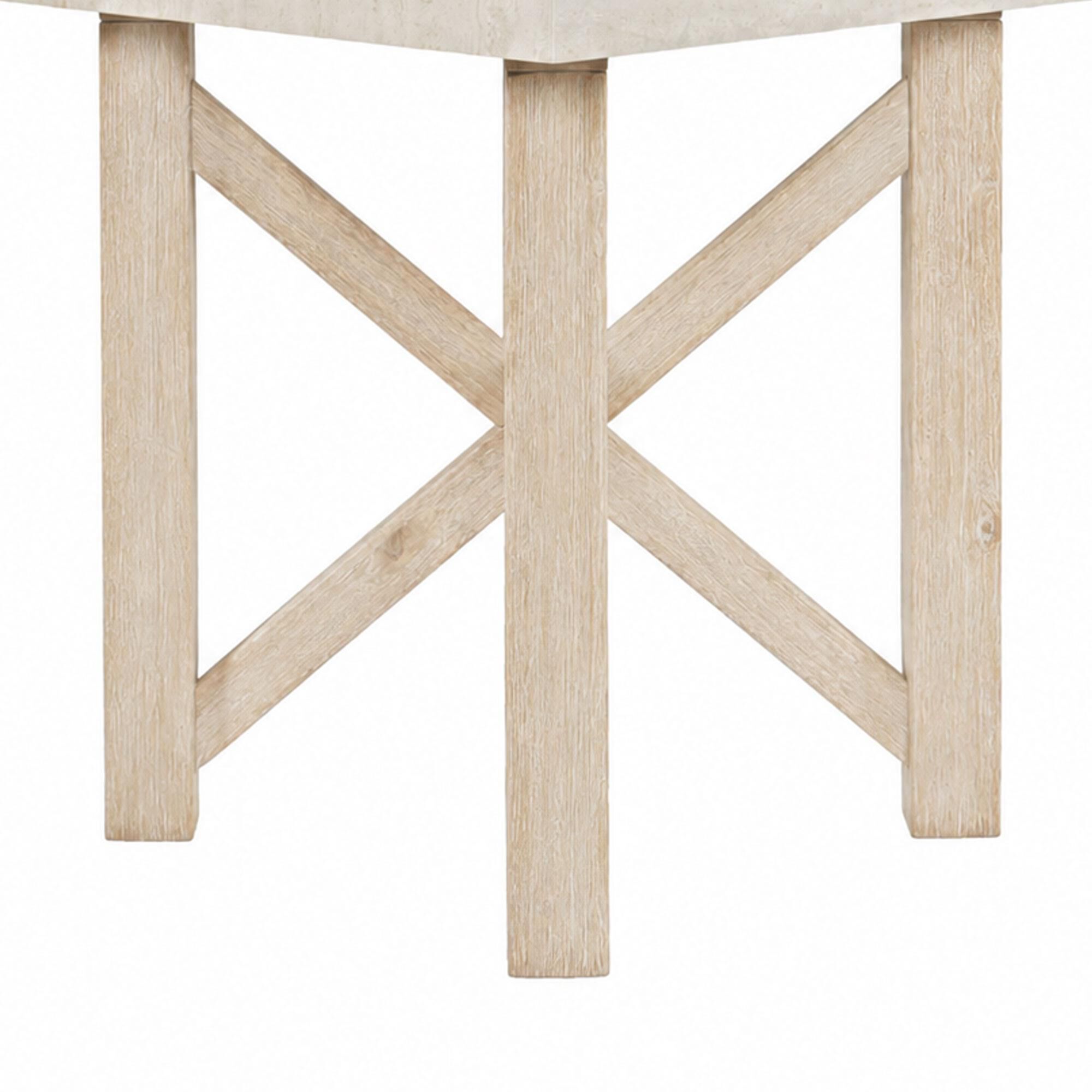 Waltham Sierrafina Square End Table in Almond