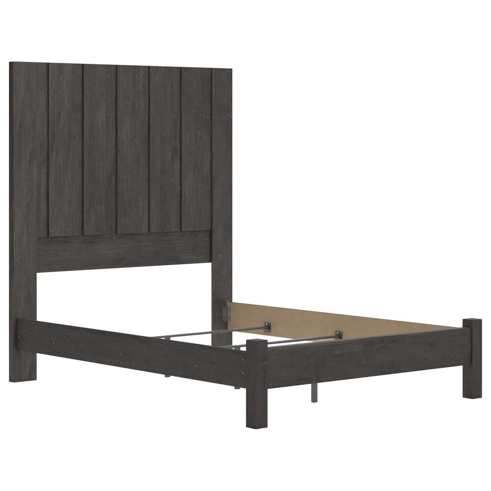 Ashley Fraluna Queen Panel Bed  in Charcoal, , large