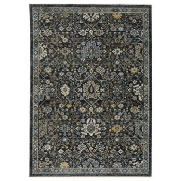 Oriental Weavers Aberdeen Floral Bust 3"3" x 5" Blue Area Rug, , large