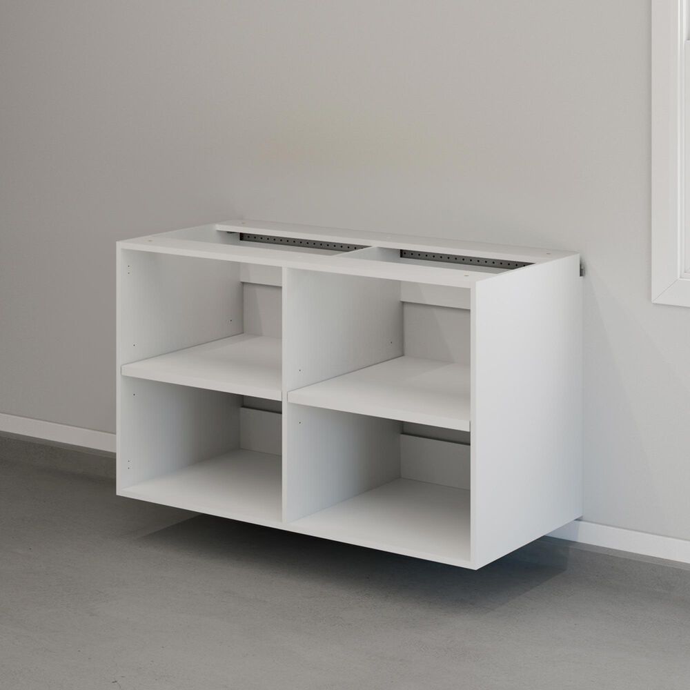 Sauder Bundled Cabinet with Faux Stone Top &amp; Doors, , large