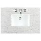 James Martin Vanities Brookfield 36" Single Bathroom Vanity in Black Onyx with 3 cm Eternal Jasmine Pearl Quartz Top and Rectangular Sink, , large
