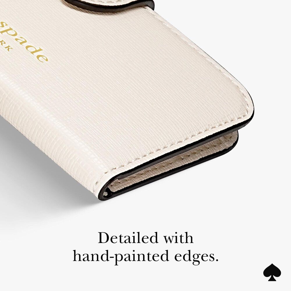 Kate Spade Morgan Magnetic Phone Wallet in Cream, , large