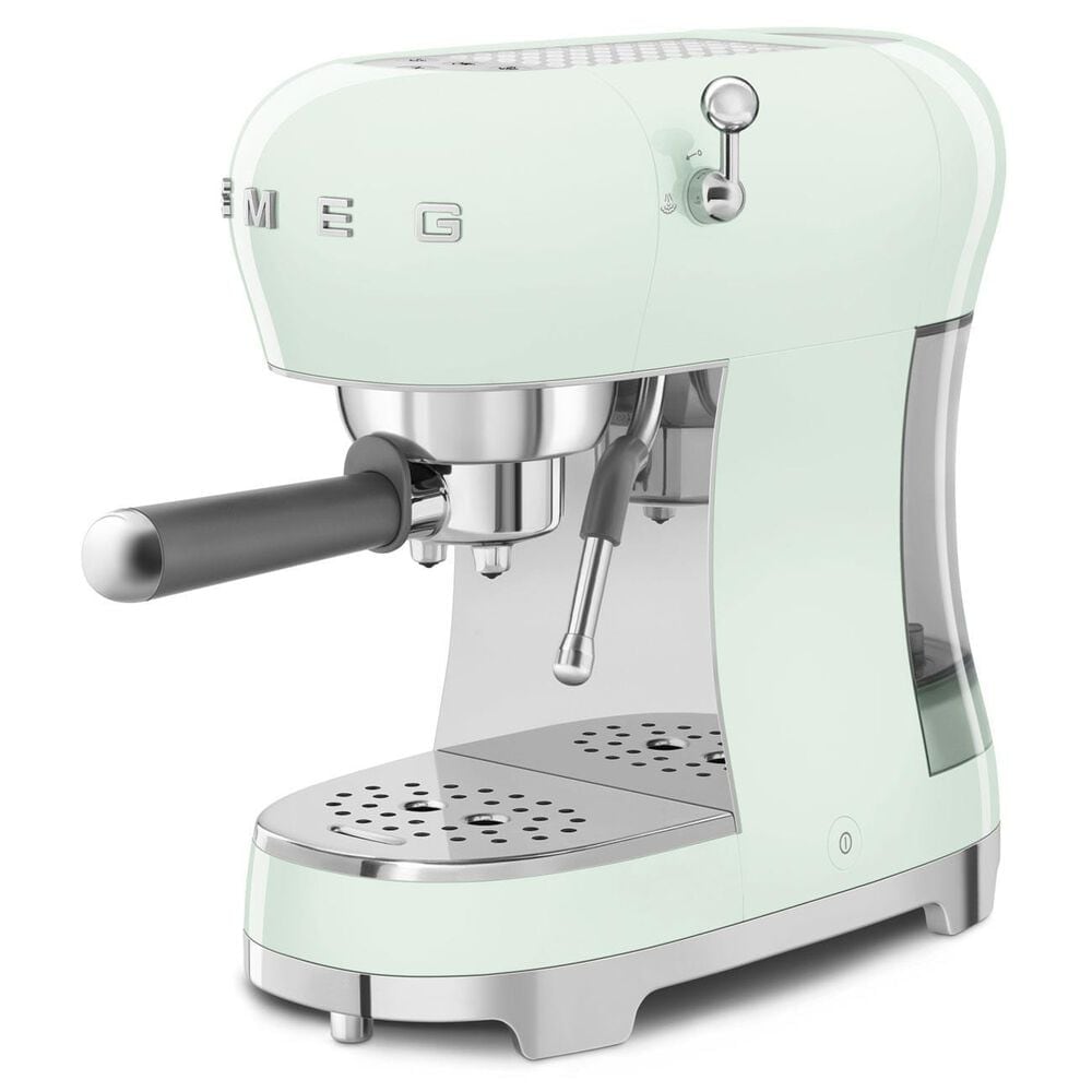SMEG Espresso Manual Coffee Machine in Pastel Green, , large