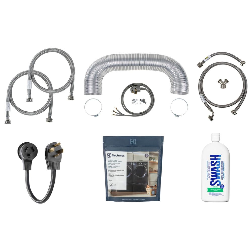 Petra Industries Inc 6-Piece Steam Laundry 3-Prong Accessory Kit in Gray and Silver, , large