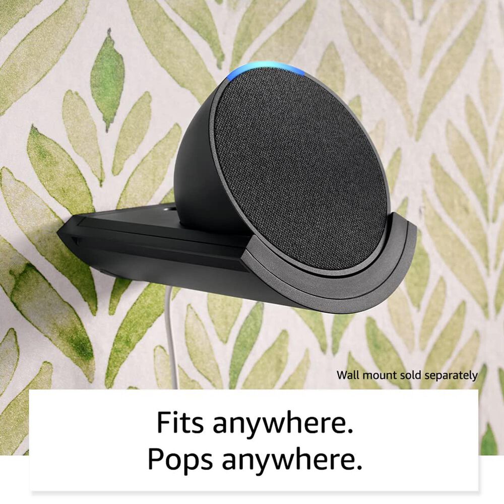 Amazon Echo Pop Full sound compact smart speaker with Alexa in Charcoal, , large