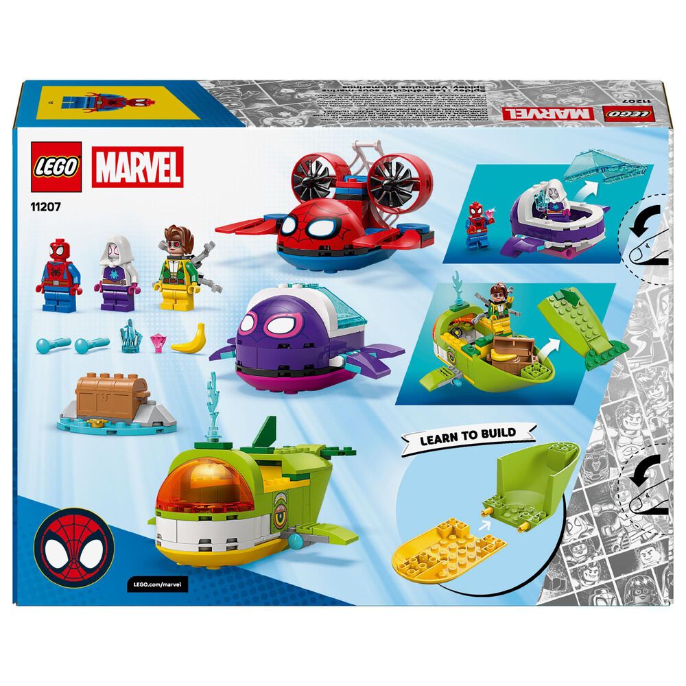 LEGO Marvel Spidey Underwater Vehicles Building Set, , large