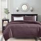 Hampton Park Quebec 3-Piece Full/Queen Quilt Set in Purple, , large