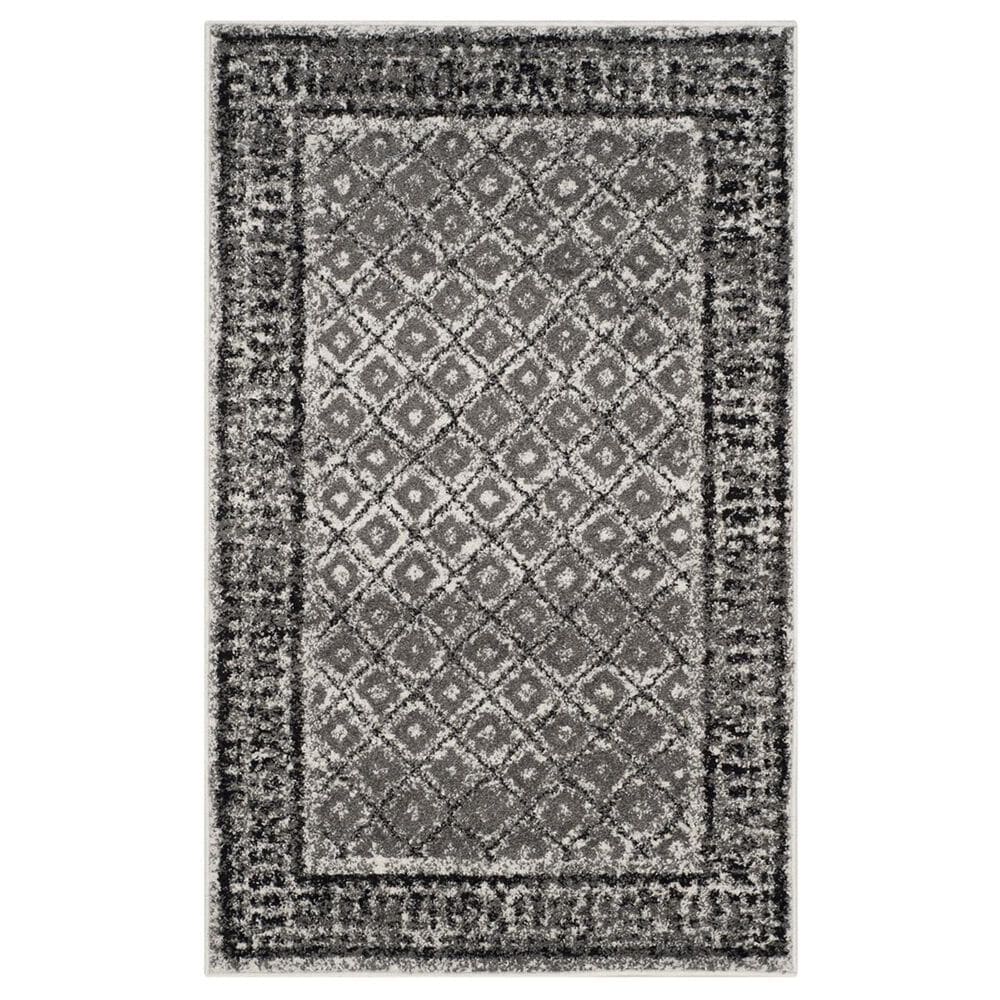 Safavieh Adirondack ADR110B-3 3" x 5" Ivory/Silver Area Rug, , large