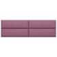 Jaxx Panelist Upholstered King Headboard Panel in Plum (Set of 4), , large