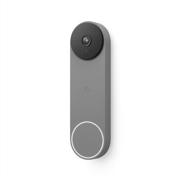 Google Nest Doorbell Battery Smart Wi-Fi Video Doorbell Camera in Ash, , large