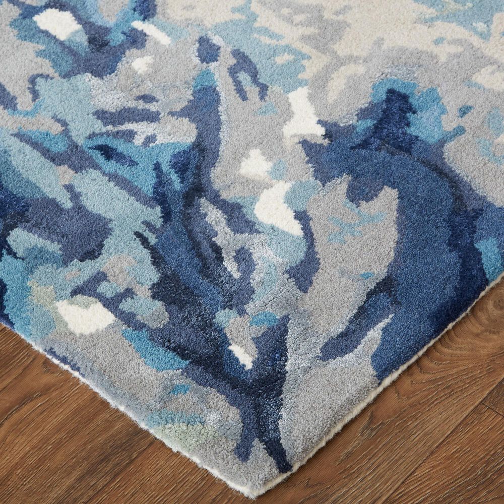 Feizy Dafney 8&#39; x 10&#39; Blue Area Rug, , large