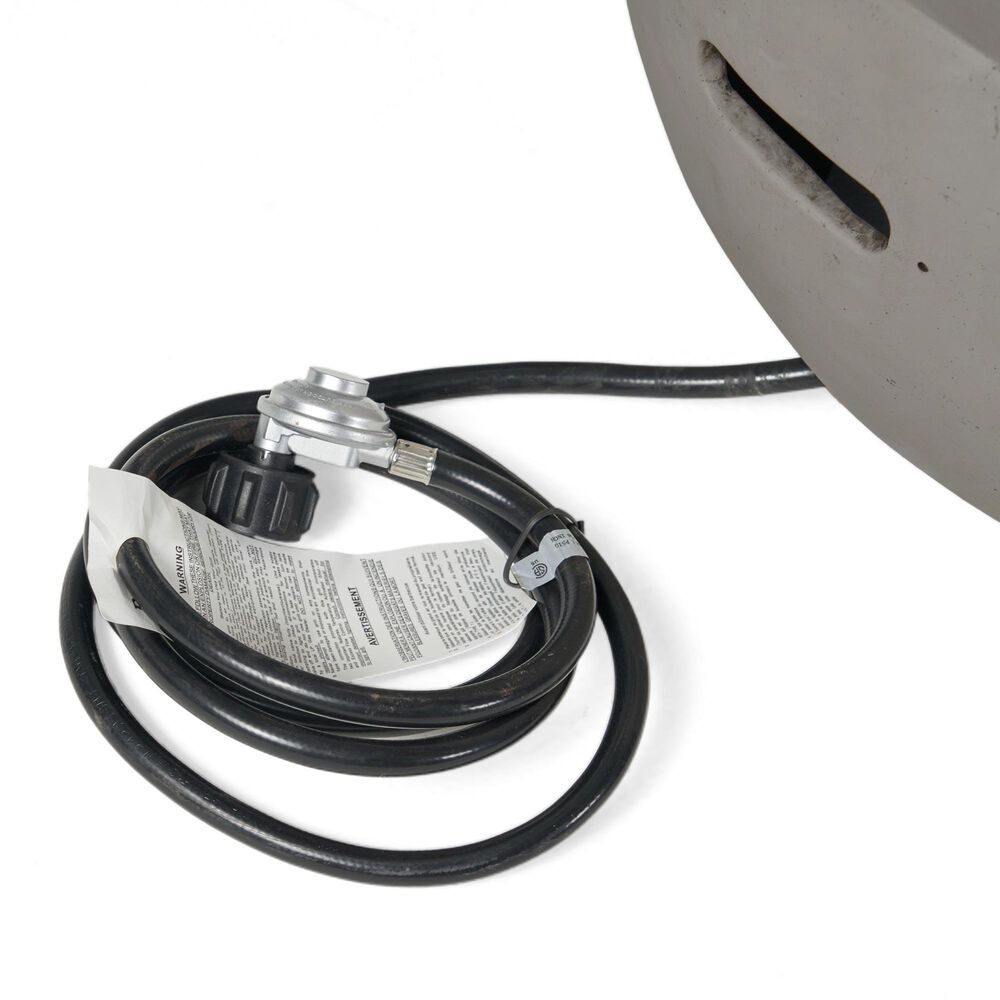 Hearth and Haven Outdoor Bowl-Shaped Propane Fire Pit with 40,000 BTU Output in Light Gray, , large