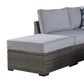 Ashley Petal Road 4-Piece Patio Sectional Set in Gray, , large