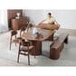 Transformer Table Round Dining Bench in Royal Walnut, , large